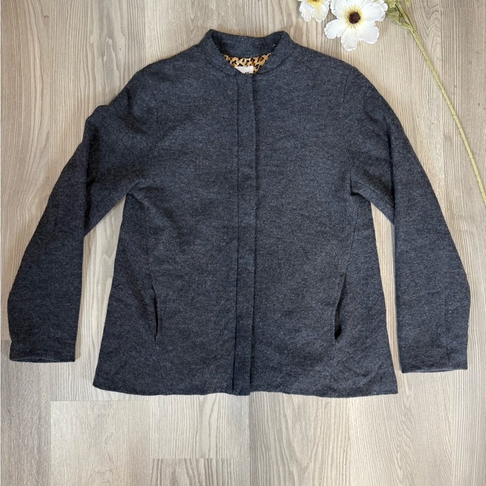 ANTHROPOLOGIE | LUII | 100% wool | Zip up| Jacket | Size medium